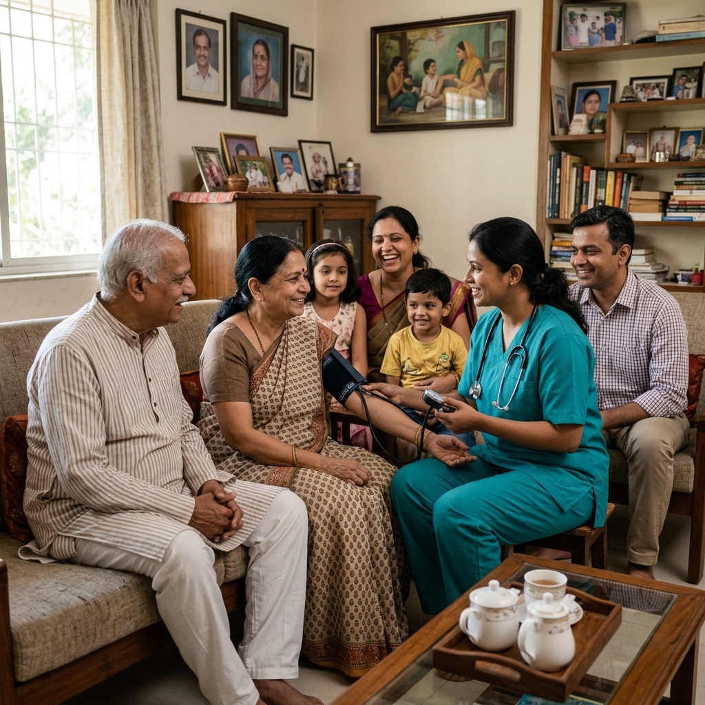 Jeevan Rekha Indian Extended Family